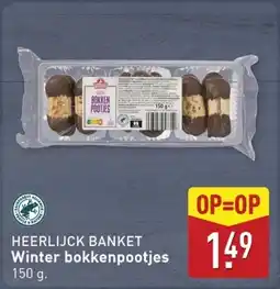 ALDI Heerlijck Banket Winter bokkenpootjes aanbieding