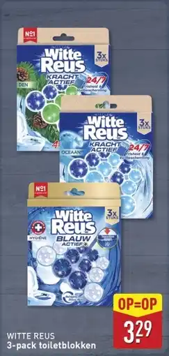 ALDI Witte Reus 3-pack toiletblokken aanbieding