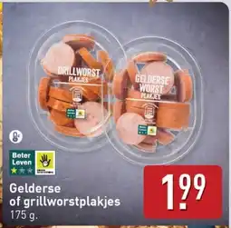 ALDI Gelderse of grillworstplakjes aanbieding