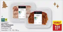 ALDI Gourmet Mini-filetlapjes of slavinken aanbieding