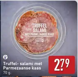 ALDI Truffel-salami met Parmezaanse kaas aanbieding