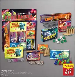 ALDI Pyro partyset aanbieding