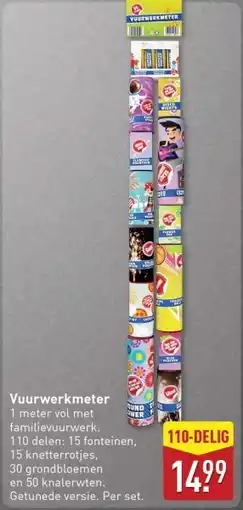 ALDI Vuurwerkmeter aanbieding