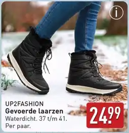 ALDI Up2fashion Gevoerde laarzen aanbieding