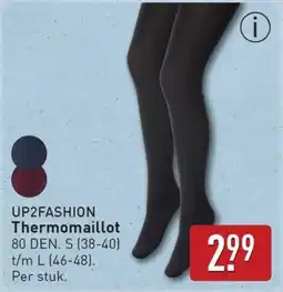 ALDI Up2fashion Thermomaillot aanbieding