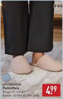 ALDI Up2fashion Pantoffels aanbieding