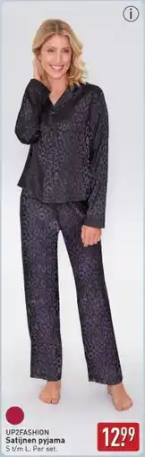 ALDI Up2fashion Satijnen pyjama aanbieding