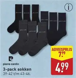 ALDI Pierre cardin 3-pack sokken aanbieding