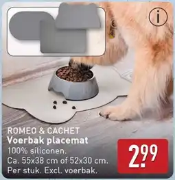 ALDI Romeo & cachet Voerbak placemat aanbieding