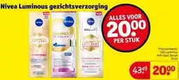 Kruidvat Nivea Luminous gezichtsverzorging aanbieding