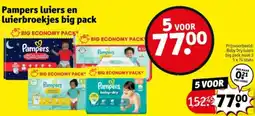 Kruidvat Pampers luiers en luierbroekjes big pack aanbieding