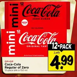 Vomar Voordeelmarkt Coca-Cola Regular of Zero aanbieding