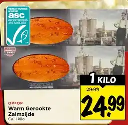 Vomar Voordeelmarkt Warm Gerookte Zalmzijde aanbieding