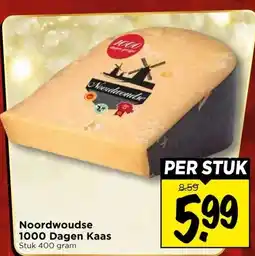 Vomar Voordeelmarkt Noordwoudse 1000 Dagen Kaas aanbieding