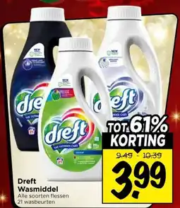 Vomar Voordeelmarkt Dreft Wasmiddel aanbieding
