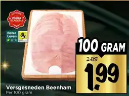 Vomar Voordeelmarkt Versgesneden Beenham aanbieding
