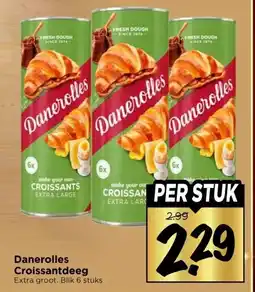 Vomar Voordeelmarkt Danerolles Croissantdeeg aanbieding
