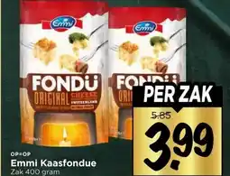 Vomar Voordeelmarkt Emmi Kaasfondue aanbieding