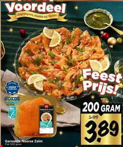 Vomar Voordeelmarkt Gerookte Noorse Zalm aanbieding
