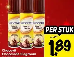 Vomar Voordeelmarkt Chocovit Chocolade Slagroom aanbieding