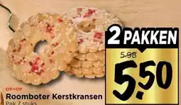 Vomar Voordeelmarkt Roomboter Kerstkransen aanbieding