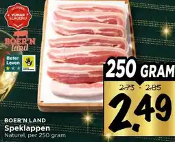 Vomar Voordeelmarkt BOER'N LAND Speklappen aanbieding