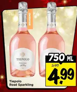 Vomar Voordeelmarkt Tiepolo Rosé Sparkling aanbieding