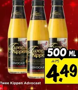 Vomar Voordeelmarkt Twee Kippen Advocaat aanbieding