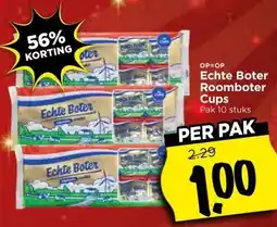 Vomar Voordeelmarkt Echte Boter Roomboter Cups aanbieding