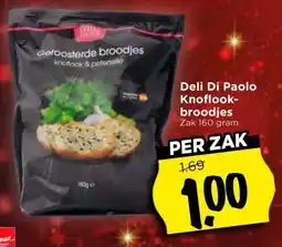 Vomar Voordeelmarkt Deli Di Paolo Knoflook- broodjes aanbieding