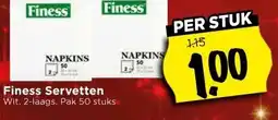 Vomar Voordeelmarkt Finess Servetten aanbieding