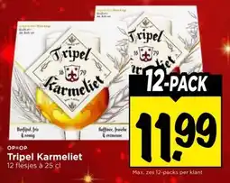 Vomar Voordeelmarkt Tripel Karmeliet aanbieding