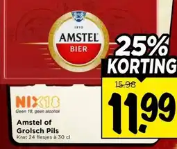 Vomar Voordeelmarkt Amstel of Grolsch Pils aanbieding