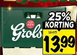 Vomar Voordeelmarkt Grolsch aanbieding