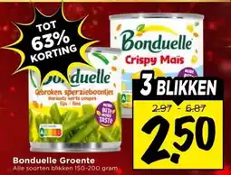 Vomar Voordeelmarkt Bonduelle Groente aanbieding