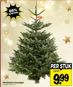 Vomar Voordeelmarkt Nordmann Gezaagd aanbieding