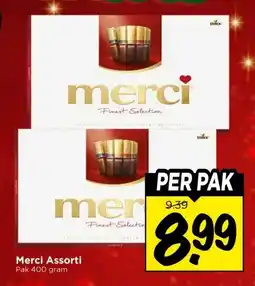 Vomar Voordeelmarkt Merci Assorti aanbieding
