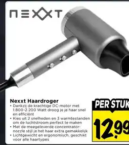 Vomar Voordeelmarkt Nexxt Haardroger aanbieding