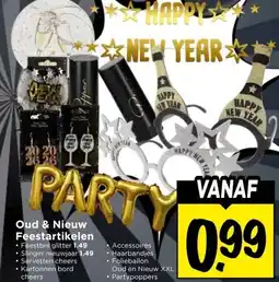 Vomar Voordeelmarkt Oud & Nieuw Feestartikelen aanbieding