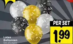 Vomar Voordeelmarkt Latex Ballonnen aanbieding
