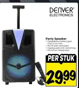 Vomar Voordeelmarkt Party Speaker aanbieding