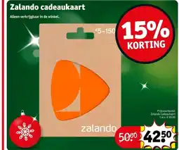 Kruidvat Zalando cadeaukaart aanbieding