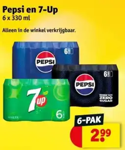 Kruidvat Pepsi en 7-Up aanbieding