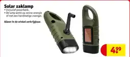 Kruidvat Solar zaklamp aanbieding