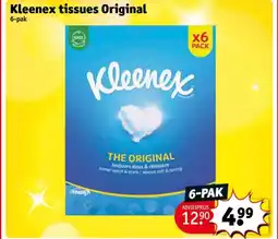 Kruidvat Kleenex tissues Original aanbieding