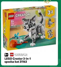 Intertoys LEGO Creator 3-in-1 speelse kat 31163 aanbieding