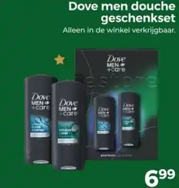 Trekpleister Dove men douche geschenkset aanbieding