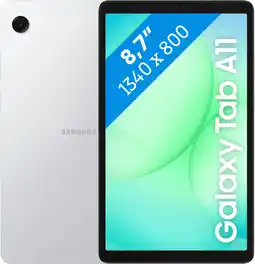 Coolblue Samsung Galaxy Tab A11 8,7 inch 64GB Wifi Zilver aanbieding