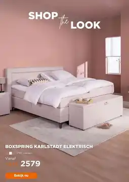 TotaalBED Boxspring Karlstadt elektrisch aanbieding