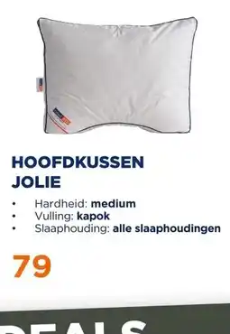 TotaalBED Hoofdkussen Jolie | Kapok aanbieding
